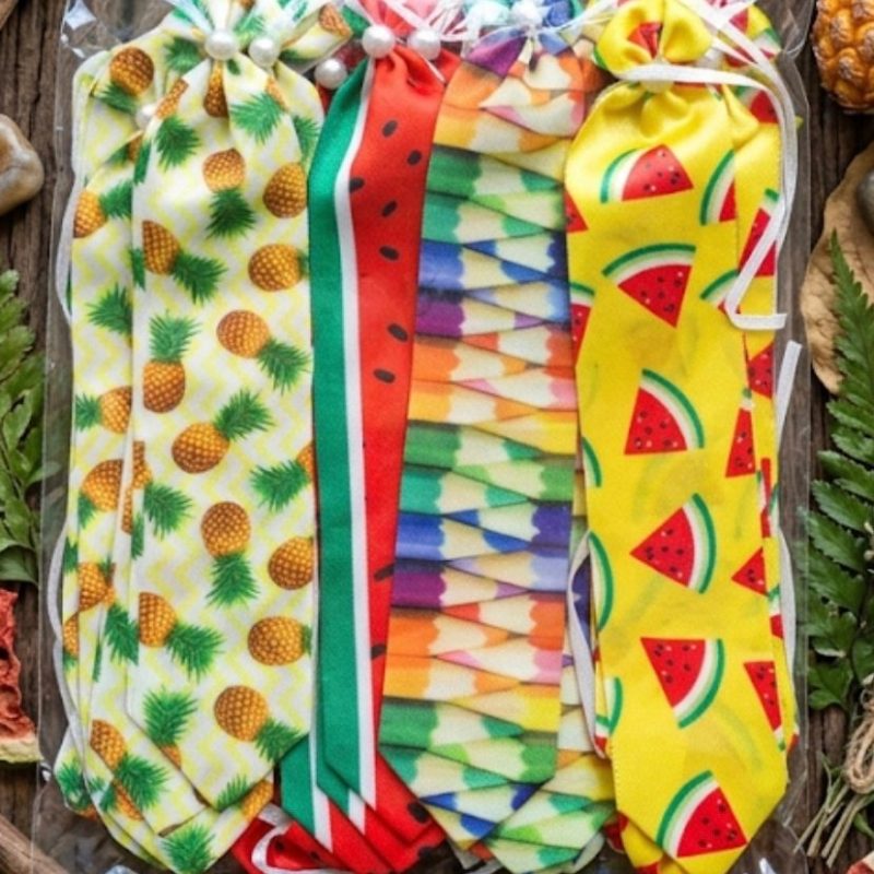 20 Gravatas Grandes Estampadas