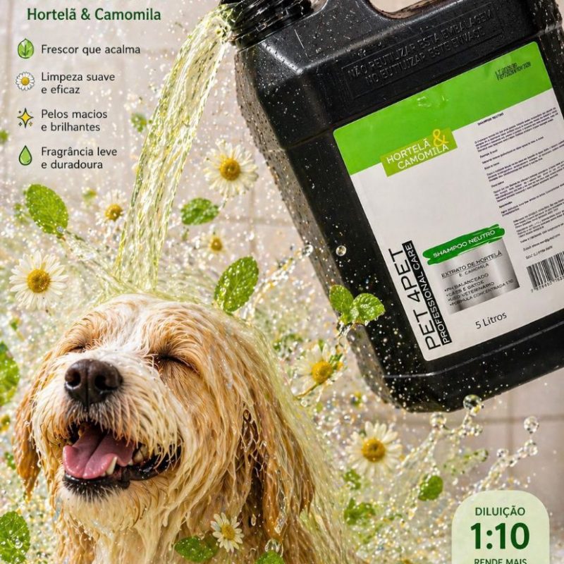 01 Shampoo Neutro 5L (Pet4Pet)