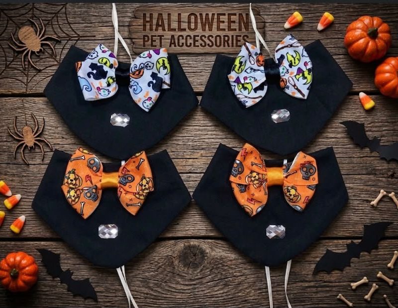 10 Gravatas C/ Borboletas Estampadas Duplas - Halloween