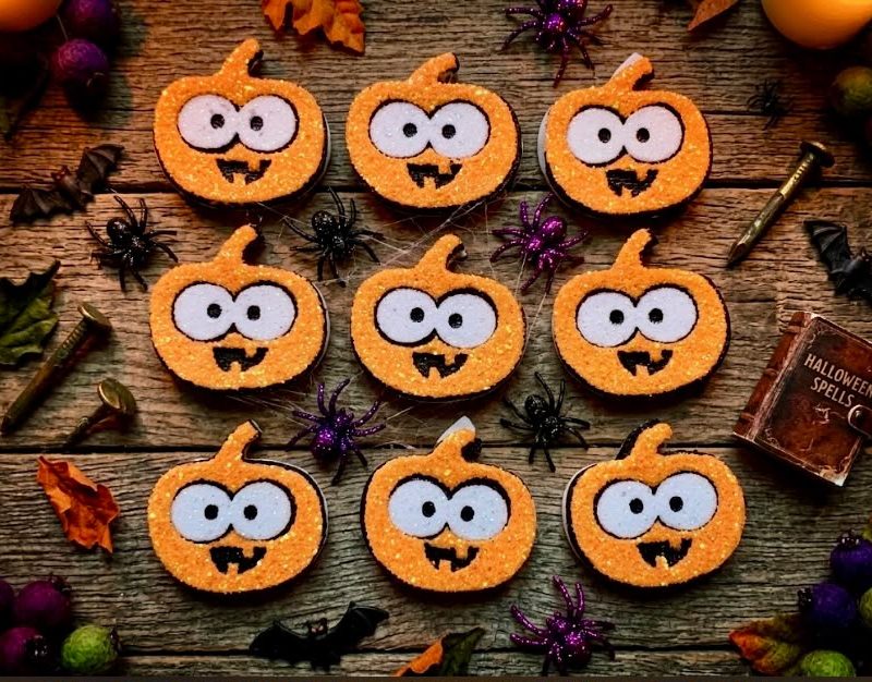 20 Adesivos Abóboras - Halloween